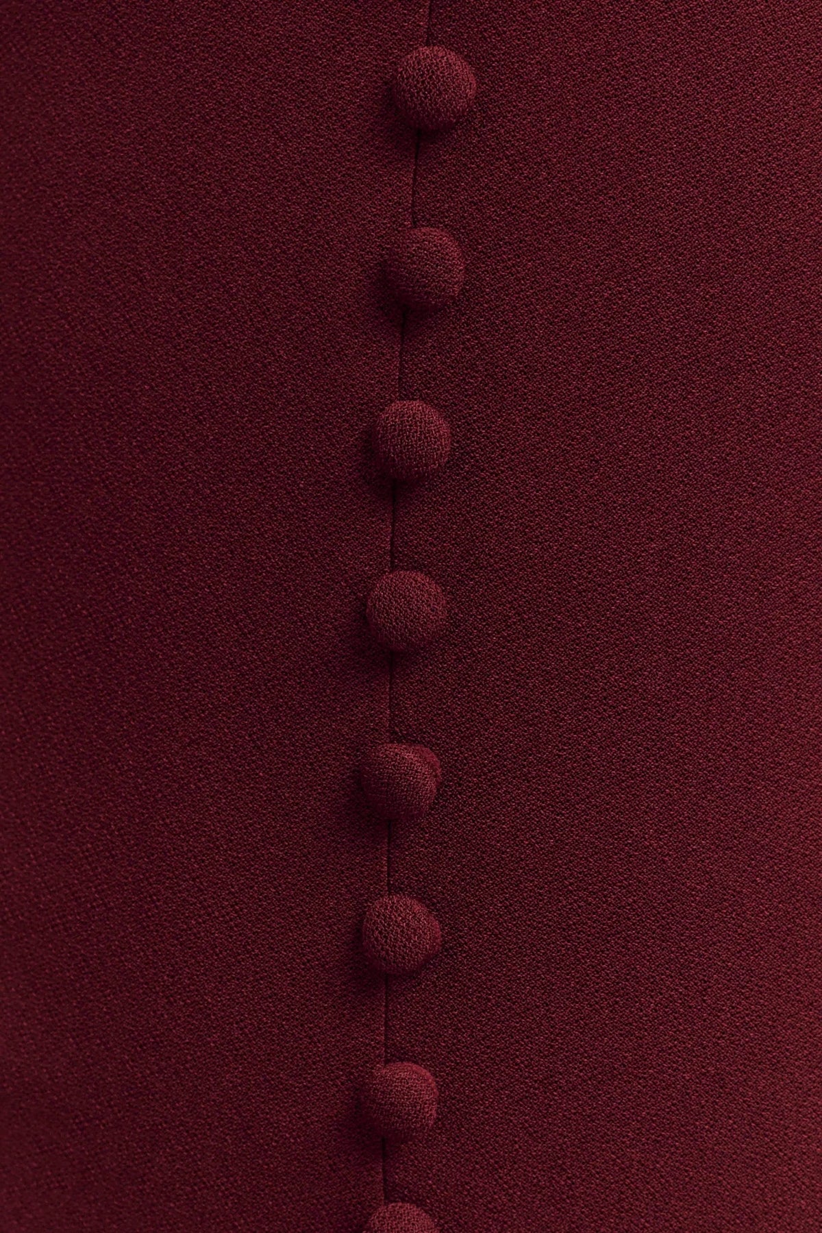Annita Crepe Halter Midi Dress Merlot