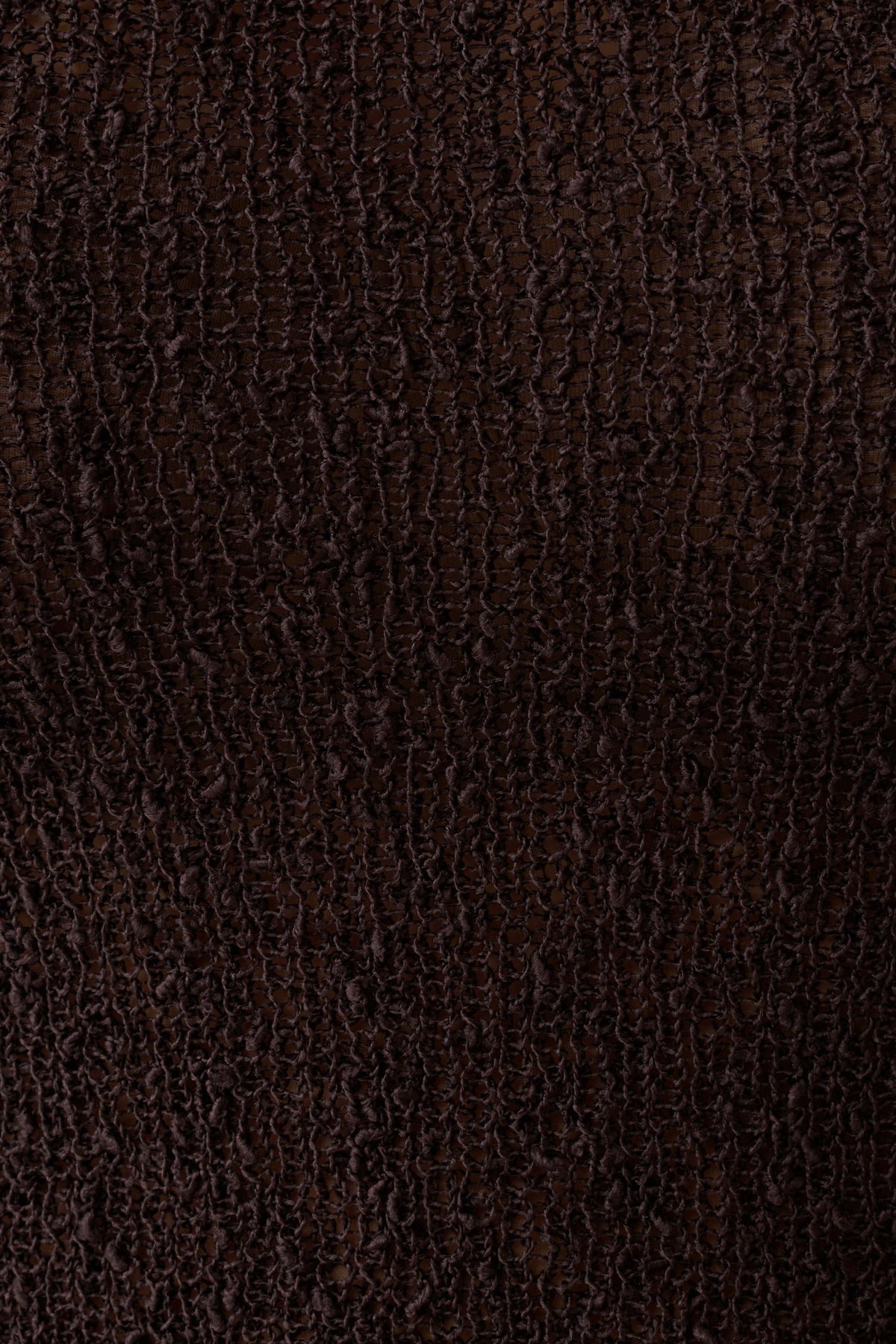 Mattais Boucle Knit Top Dark Chocolate