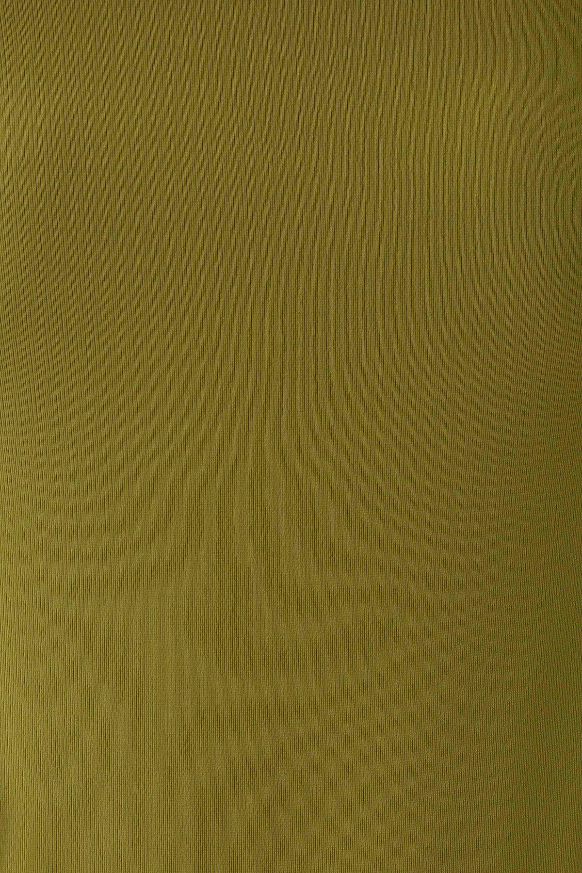 Bambi Twisted Neck Dry Jersey Bodysuit Martini Olive
