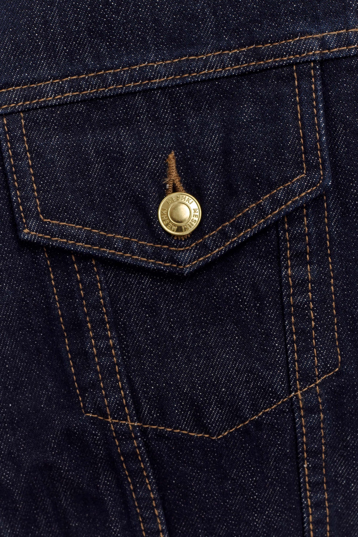 Kirra Cinched Denim Jacket Washed Indigo Blue