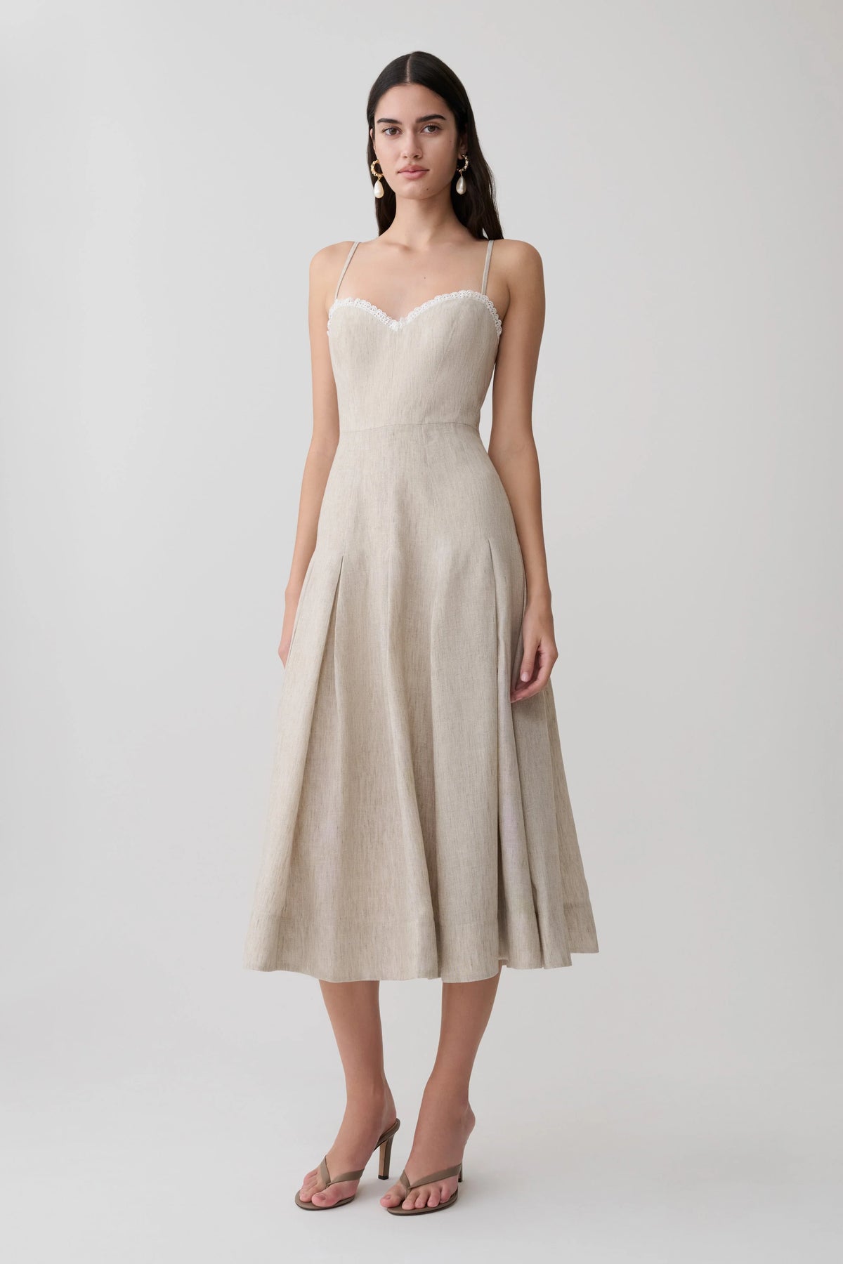 Taylor Midi Dress Natural