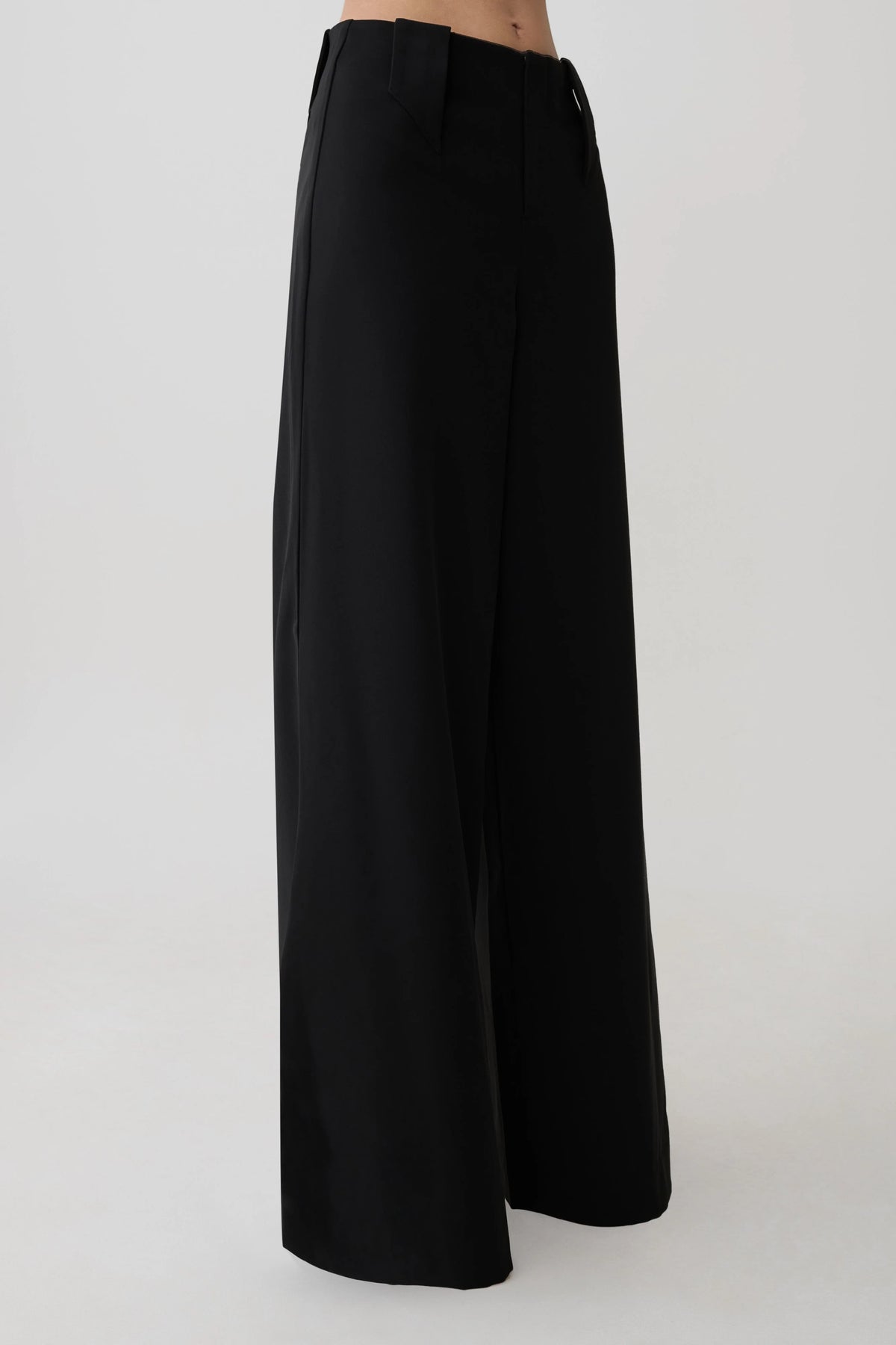 Arlo Wide Leg Suiting Trouser Black