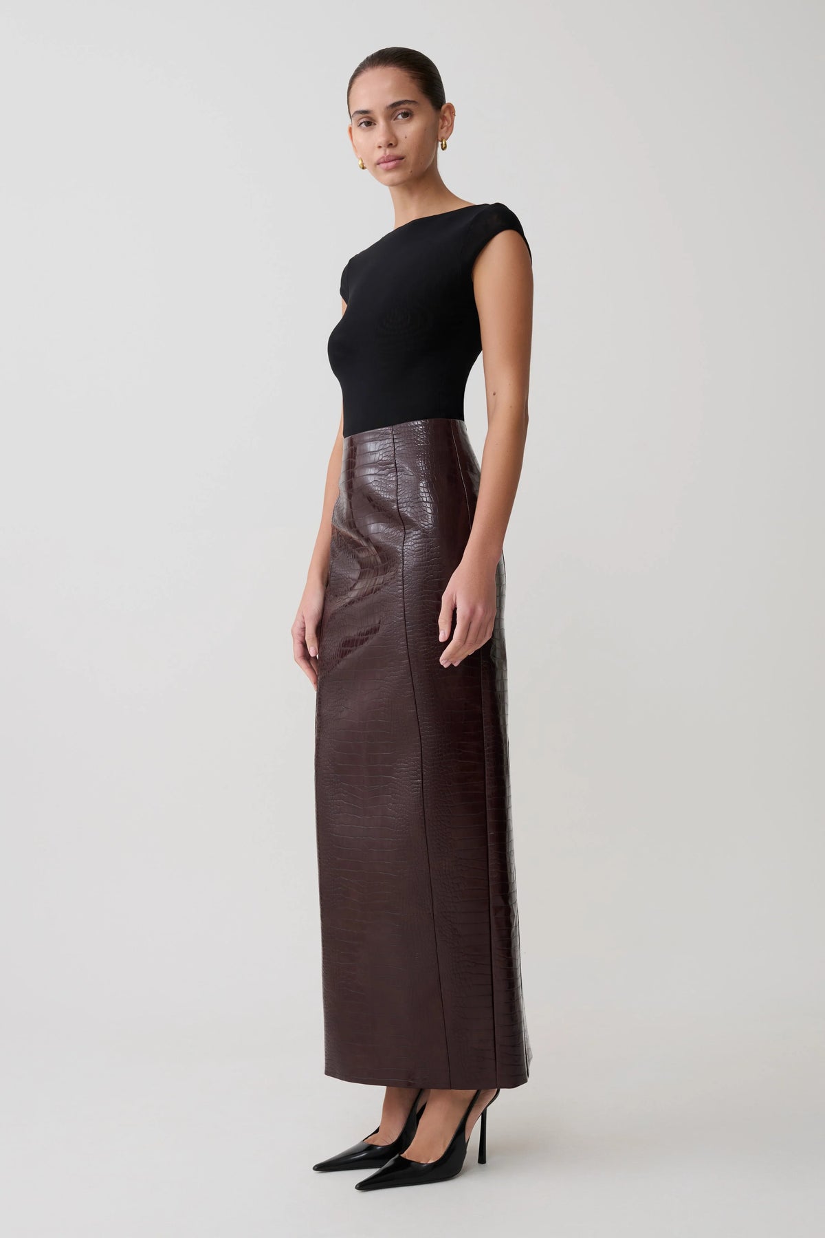 Romana Short Sleeve Mesh Top Black
