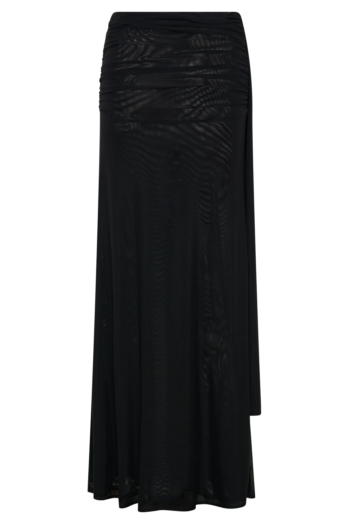 Arna Mesh Maxi Skirt Black