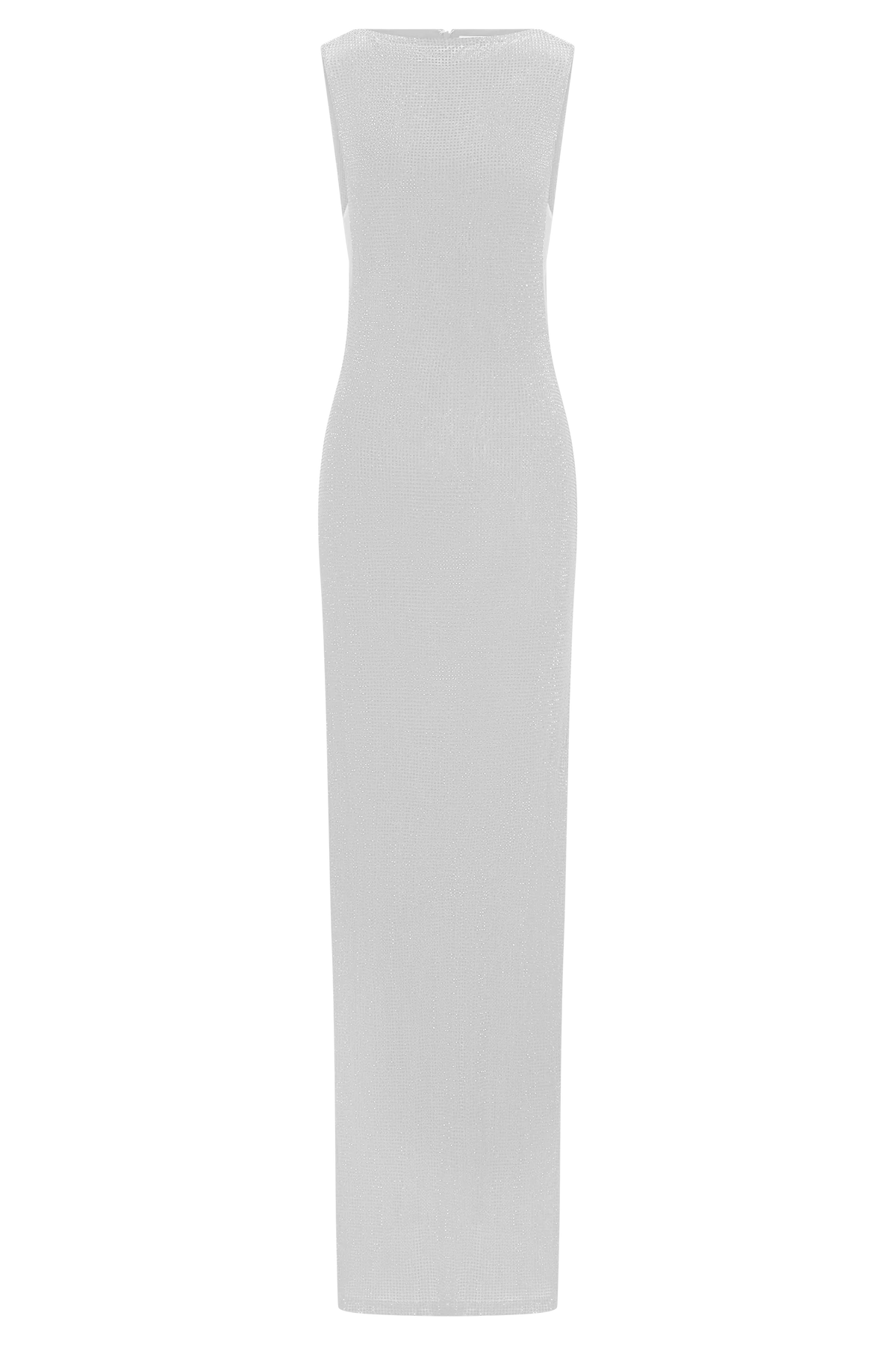 Magnolia Sleeveless Diamante Maxi Dress Silver