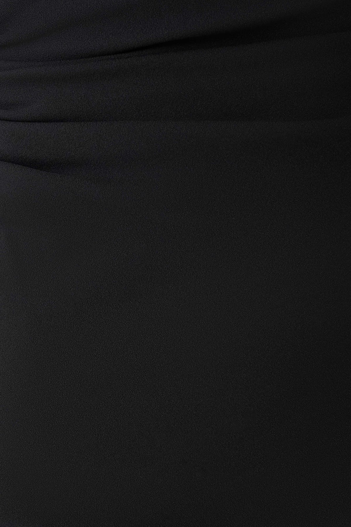 Thalyn Crepe Maxi Dress With Split Black