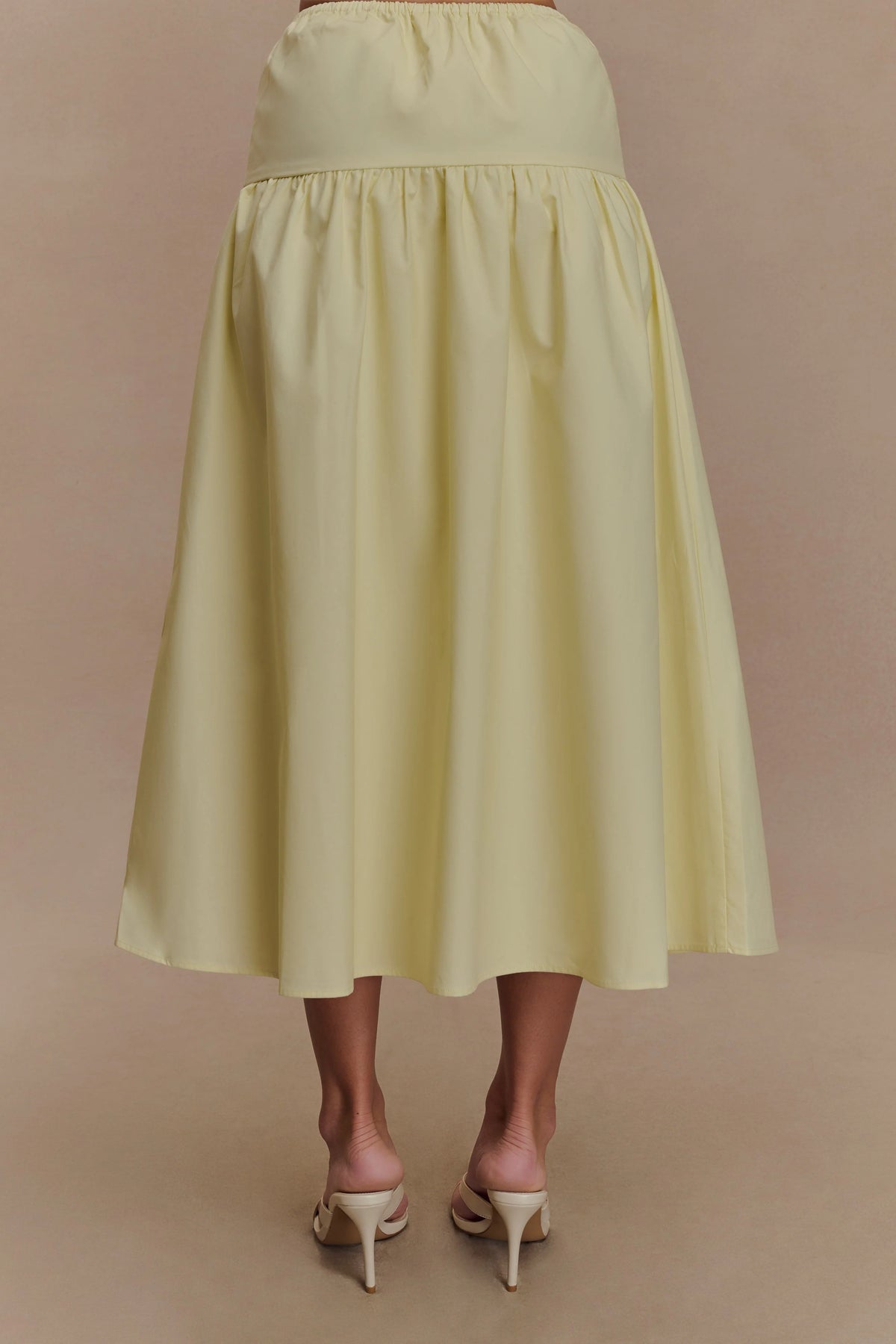 Amirah Midi Skirt Lemon