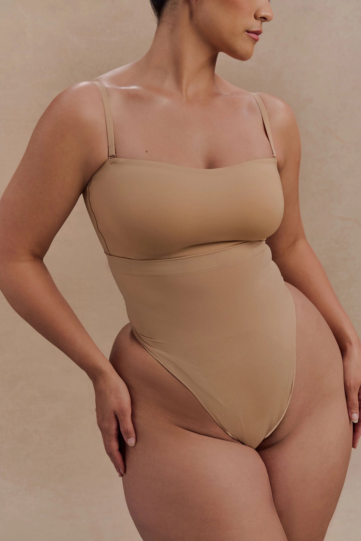 Joanna Strapless Shapewear Bra Beige