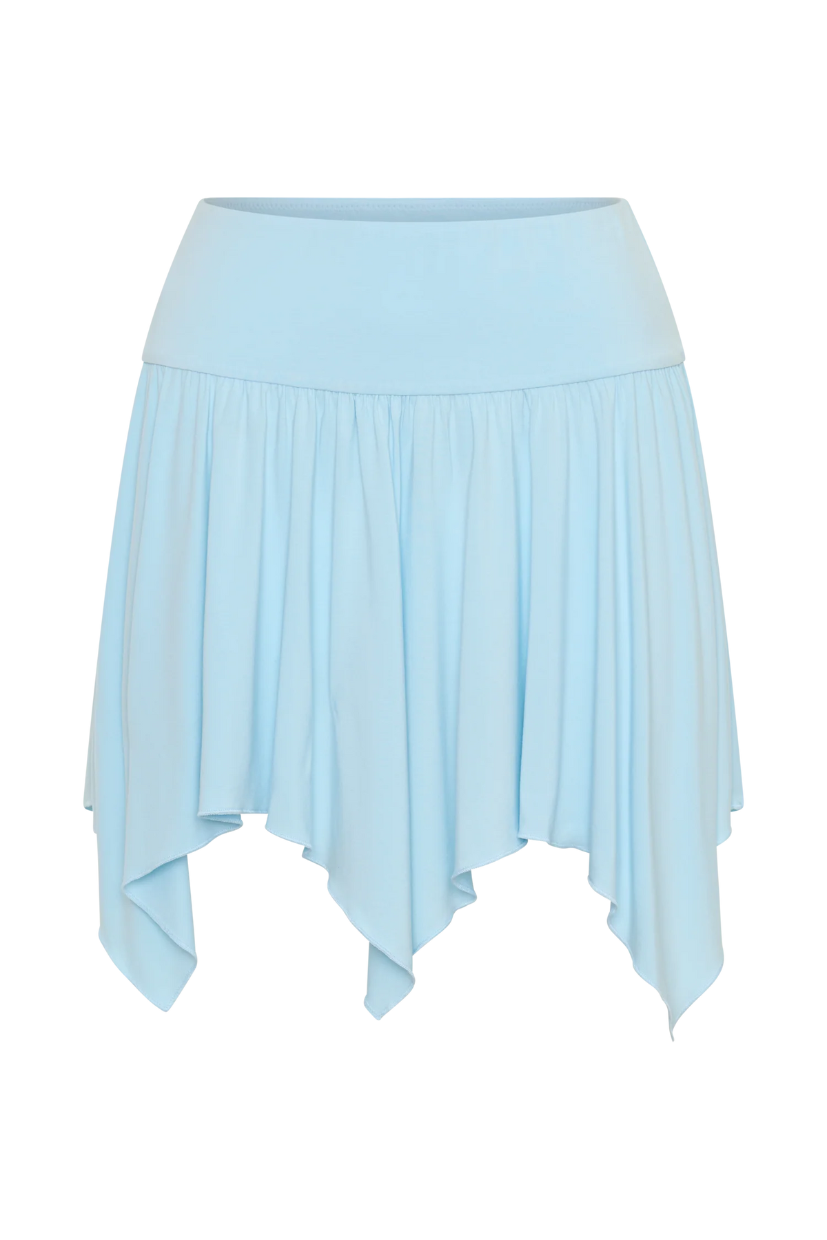 Ambrose Hankie Mini Skirt Pale Blue