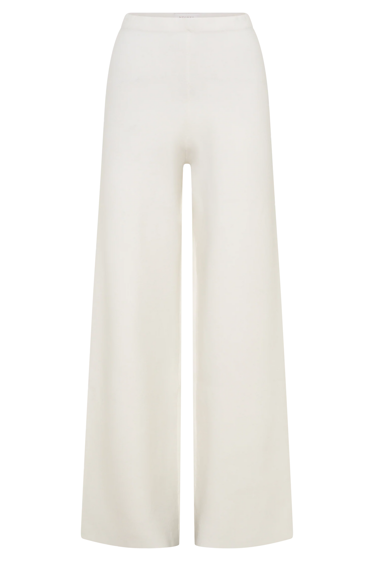 Kerrymae Straight Leg Knit Pants Off White