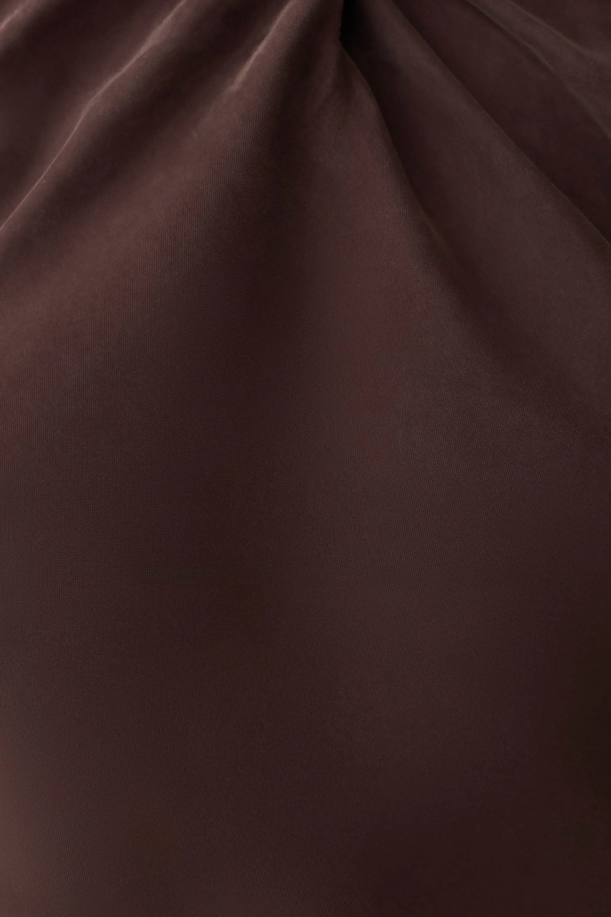 Maggie Cupro Halter Mini Dress Dark Chocolate