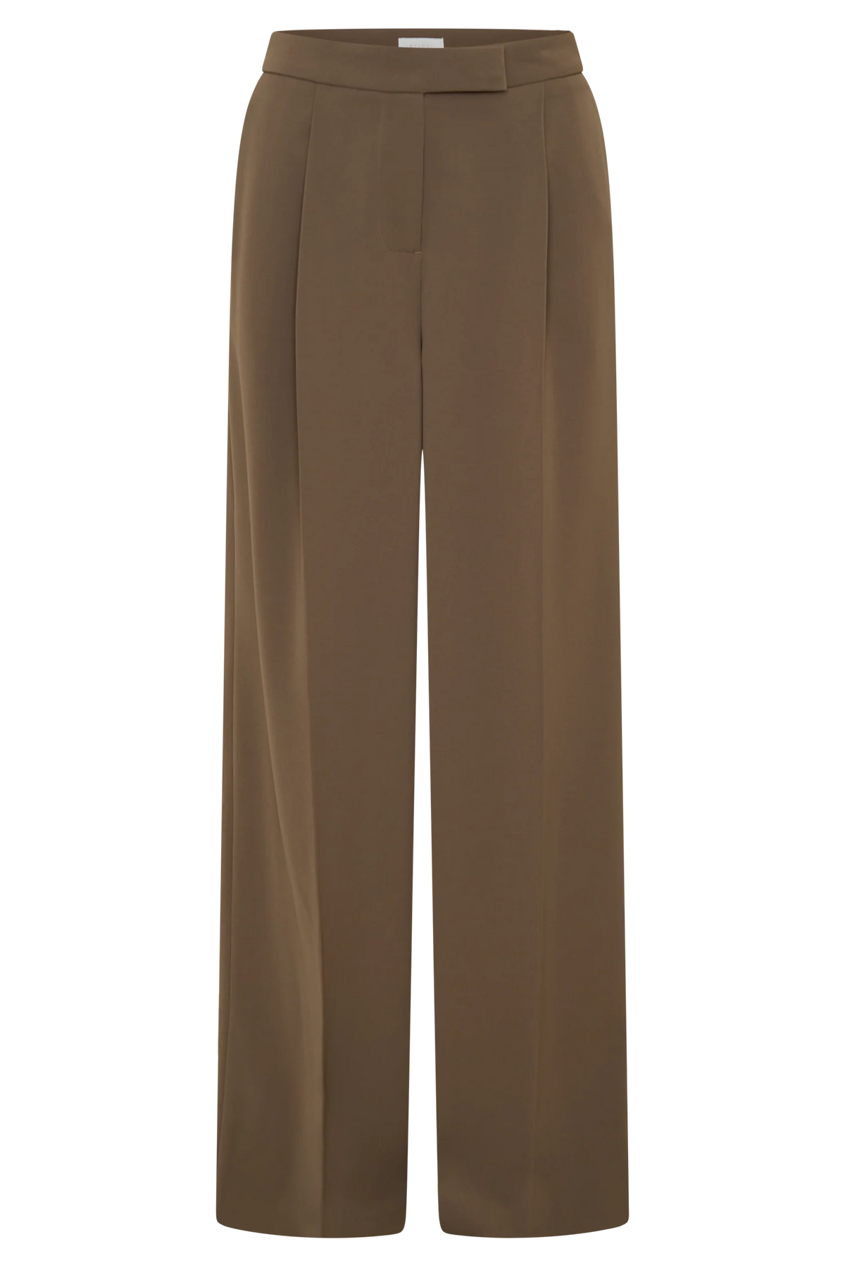 Faith Suiting Wide Leg Pant Cacao Brown