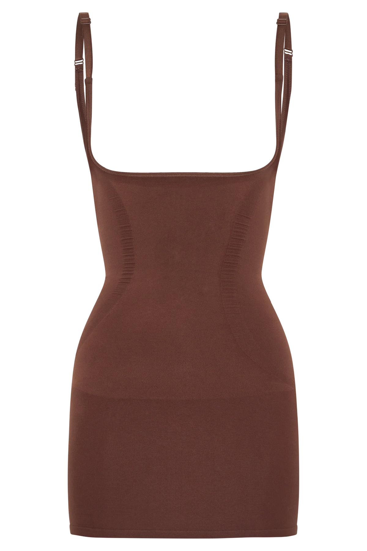 Jocelyn Backless Shapewear Mini Dress Espresso