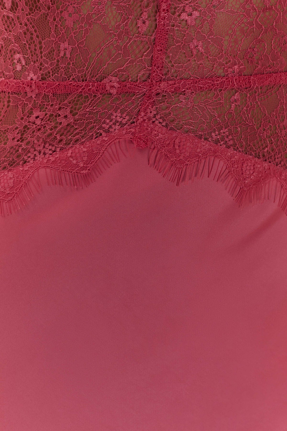 Dinah Lace And Satin Maxi Dress Blush Rose