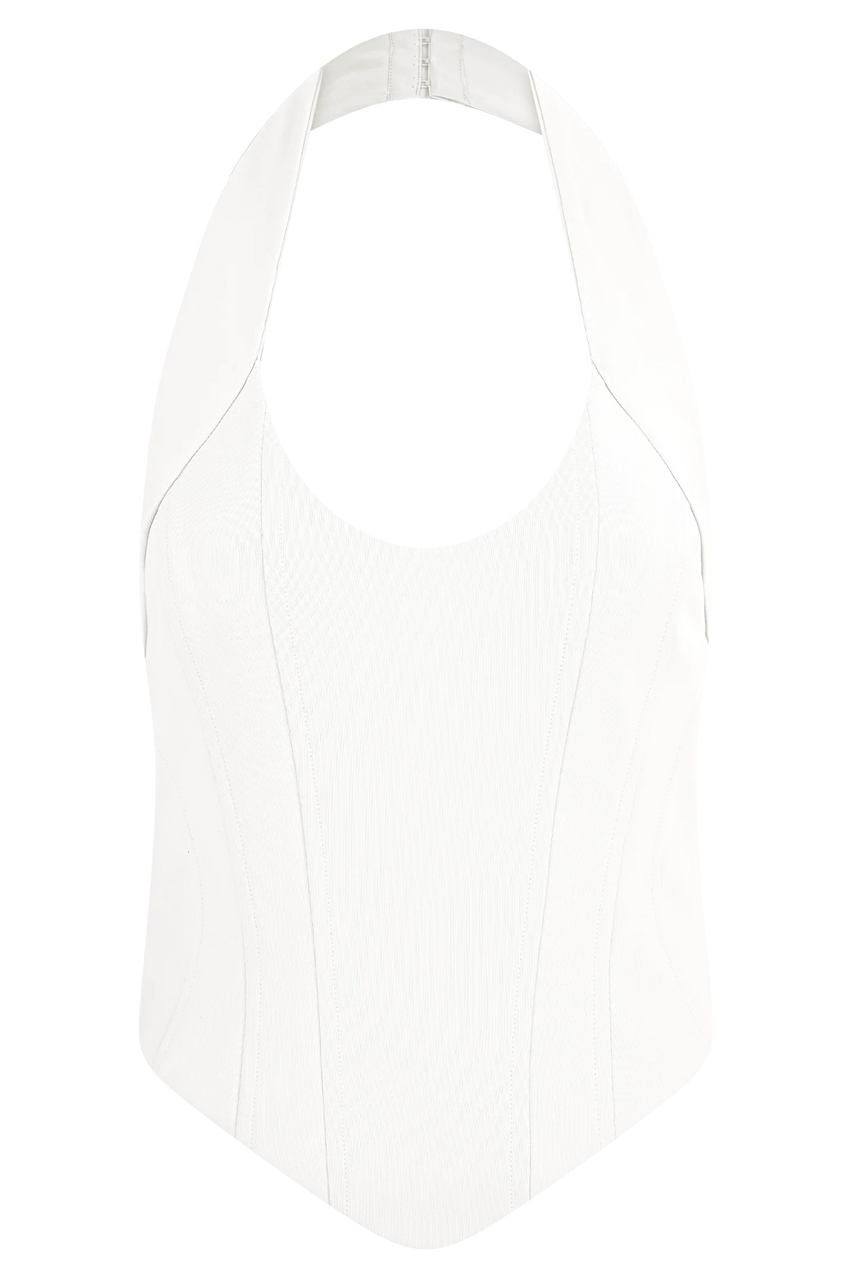 Meadow Corset Halter Top White