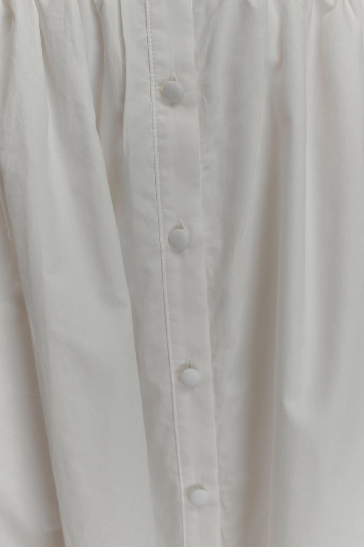 Cindy Collared Midi Dress White