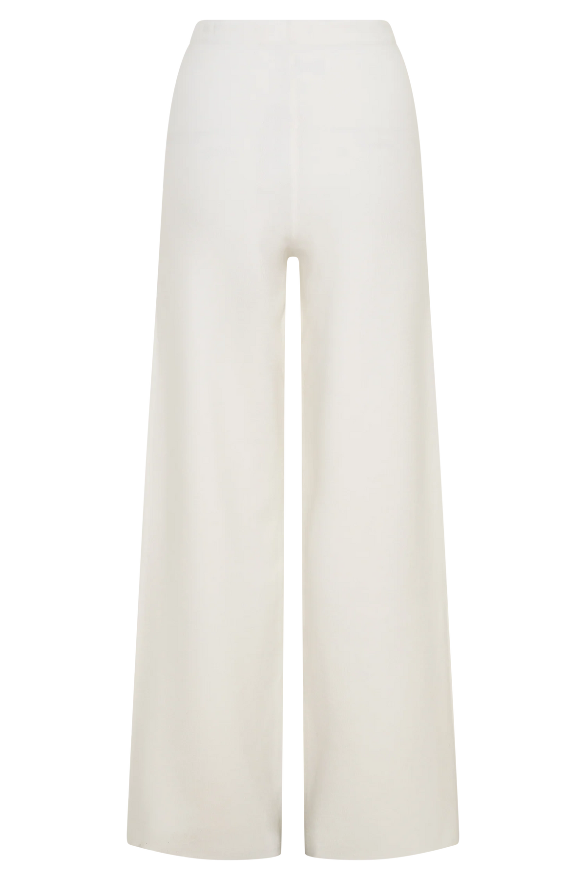Kerrymae Straight Leg Knit Pants Off White
