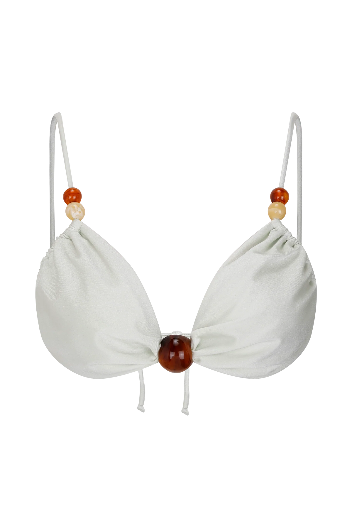 Memphis Beaded Bikini Top Mint
