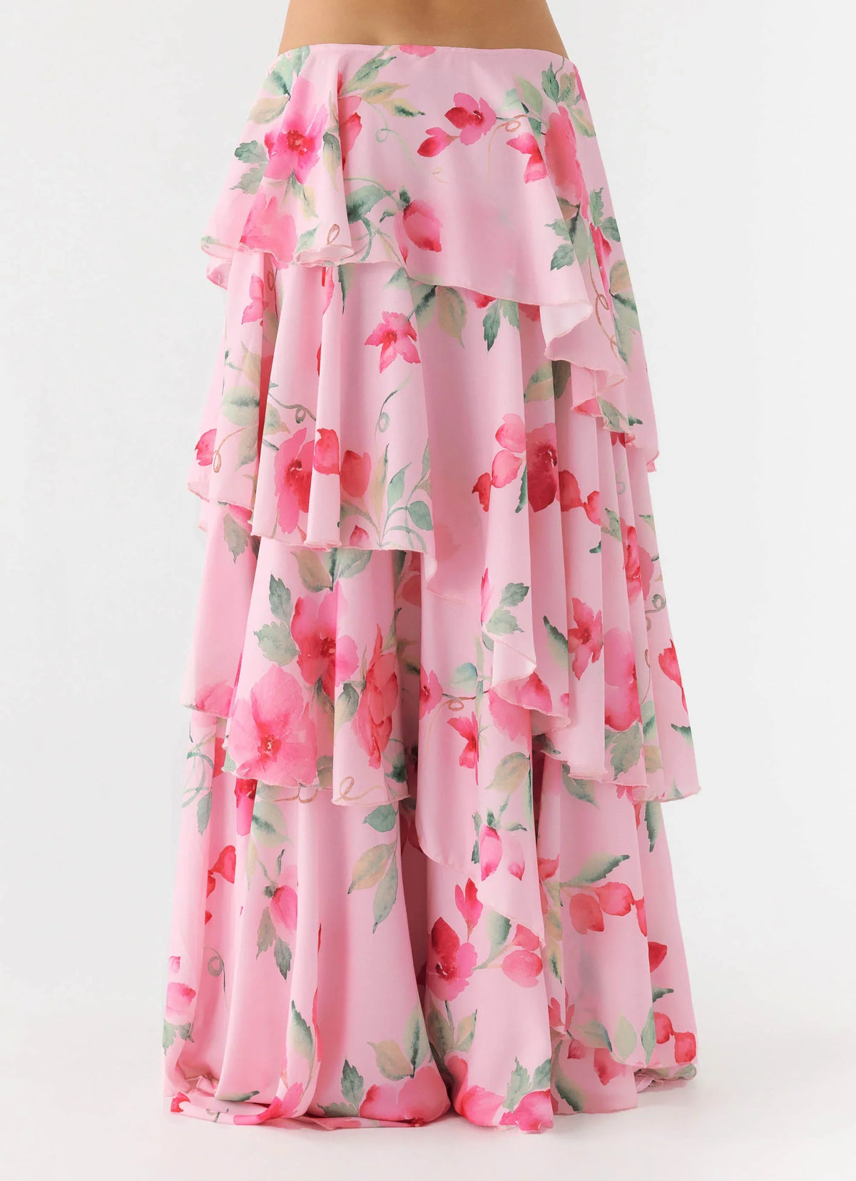 Melody Remedy Tiered Maxi Skirt Petal Soleil