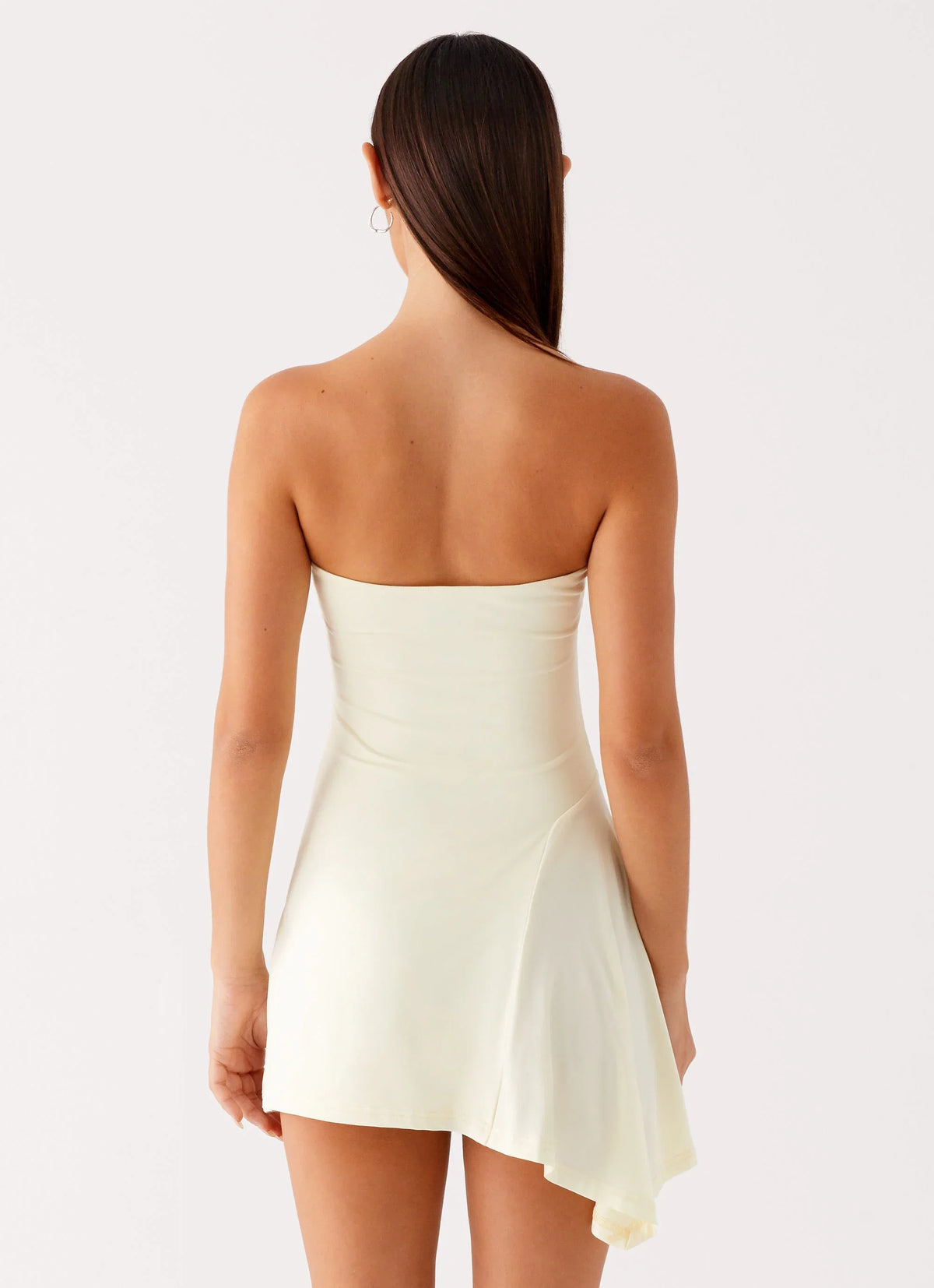Sana Strapless Mini Dress Yellow