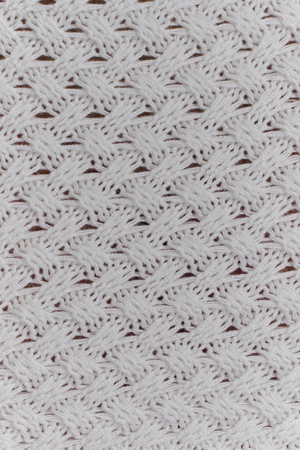 Terrymae Crochet Mini Skirt White
