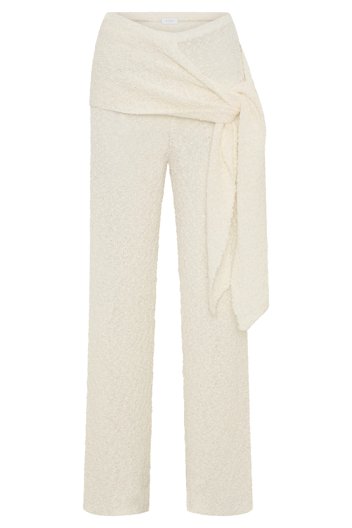 Mattais Boucle Knit Pants Ivory