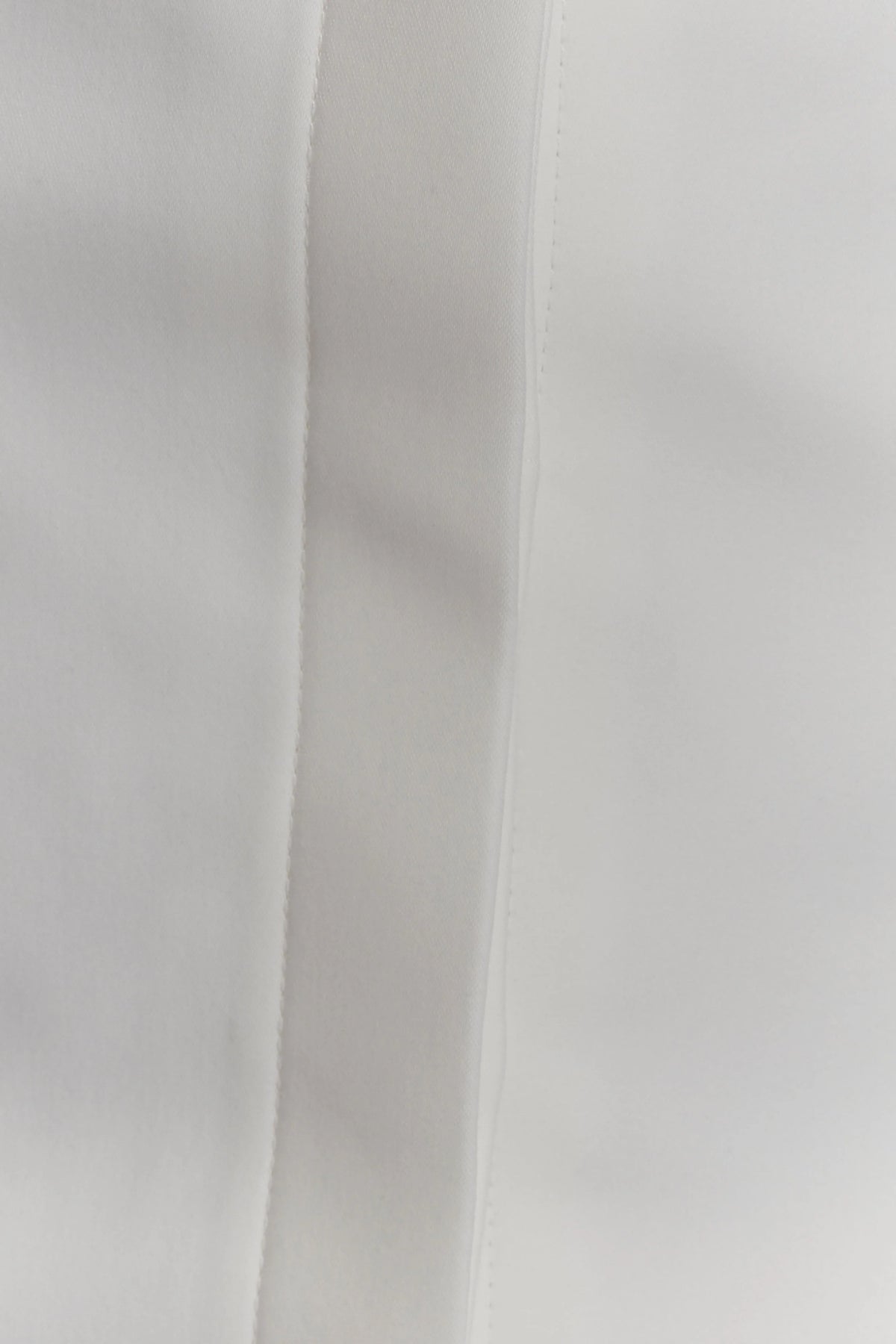 Carina Peplum Cotton Shirt Dress White
