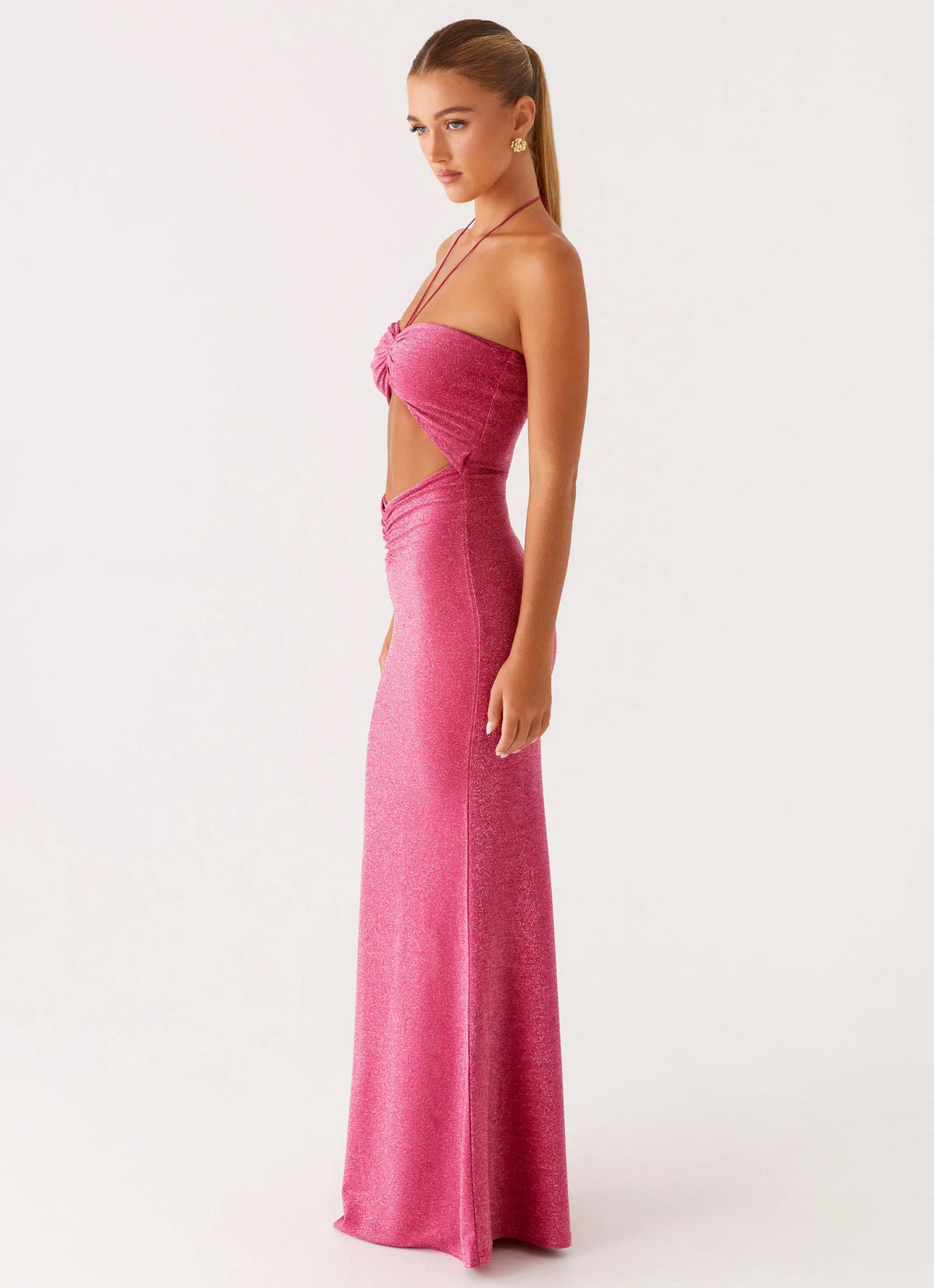 Lorenzo Maxi Dress Raspberry