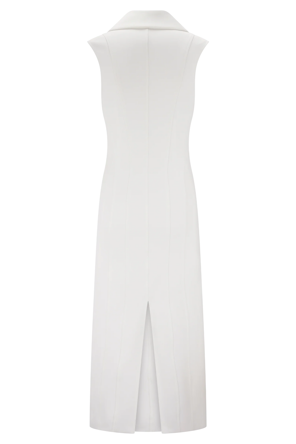 Keagan Sleeveless Midi Dress Ivory