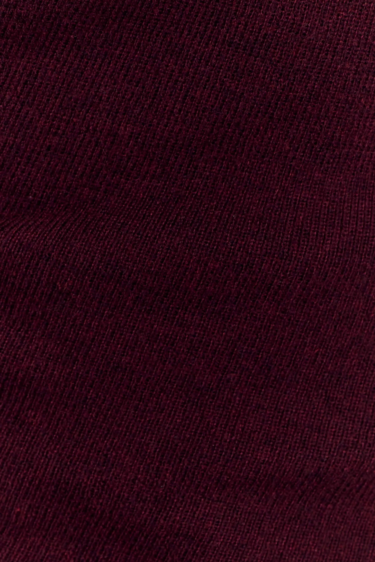 Culver Draped Twist Knit Top Wine