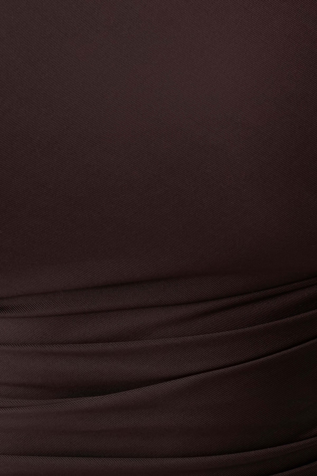 Luu Off Shoulder Slinky Top Dark Chocolate