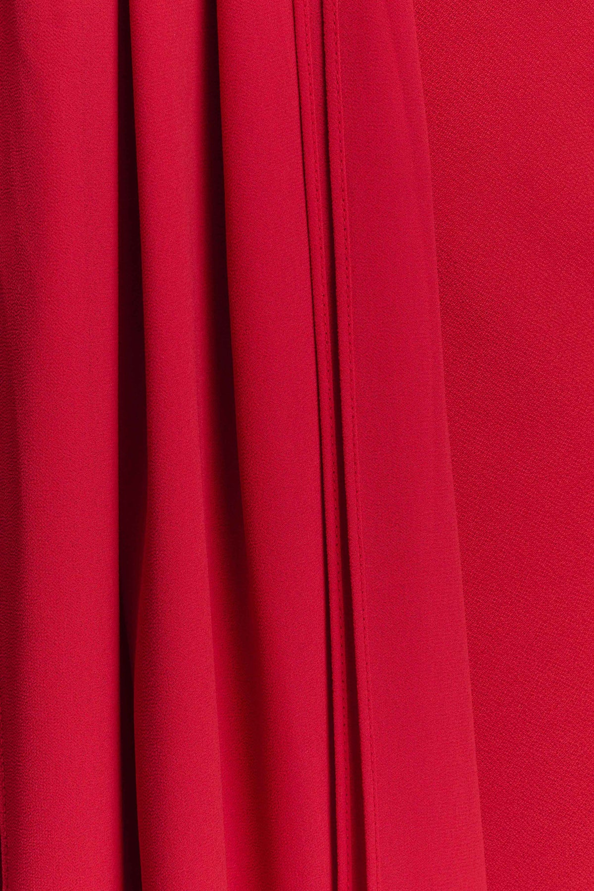 Philippa Knotted Crepe Maxi Dress Ruby