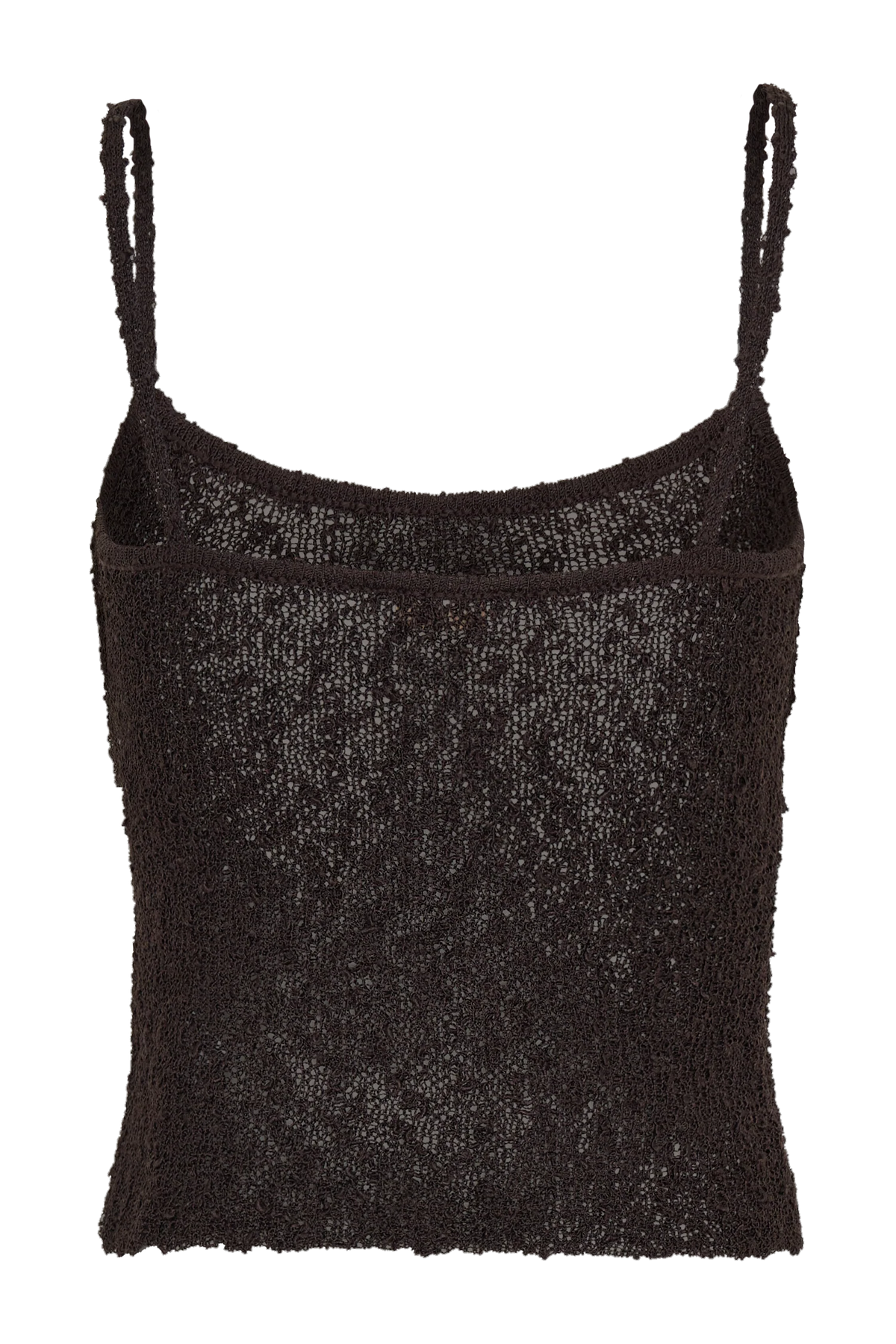 Mattais Boucle Knit Top Dark Chocolate