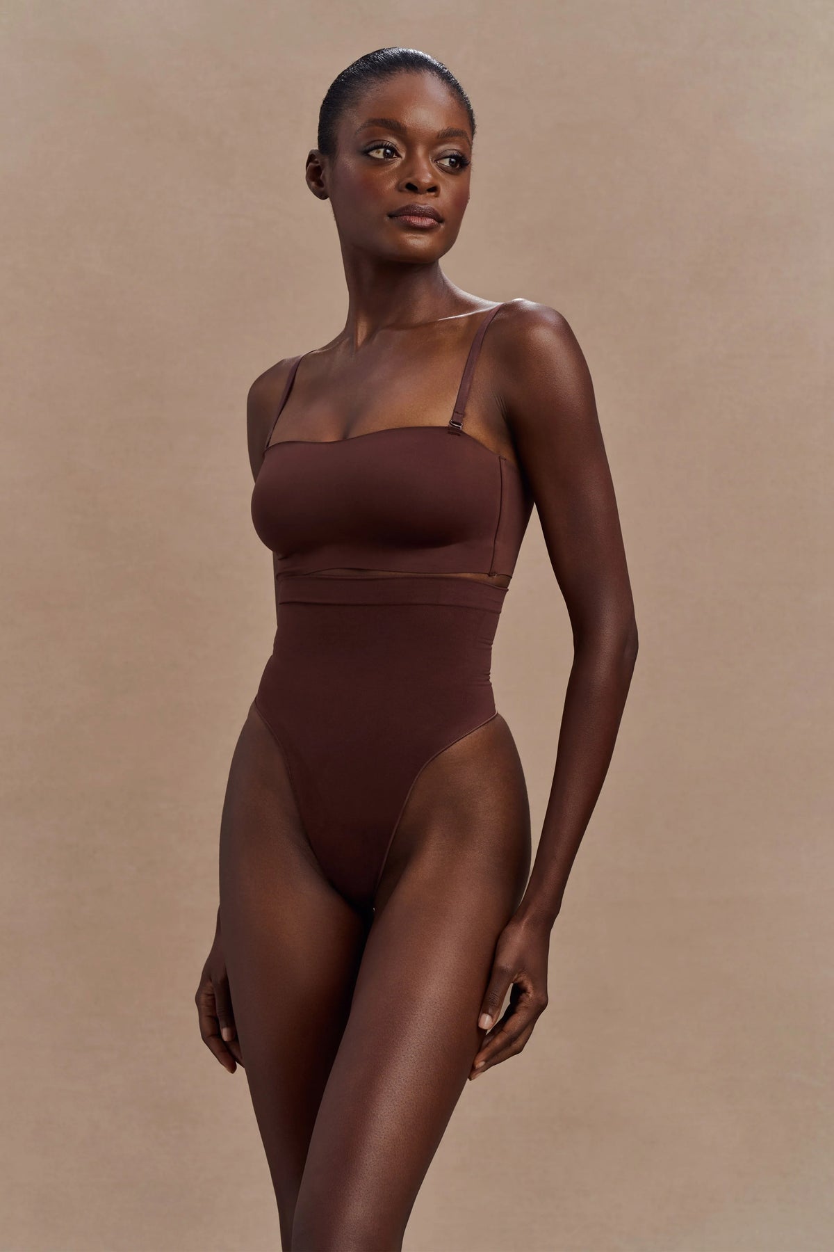 Joanna Strapless Shapewear Bra Espresso