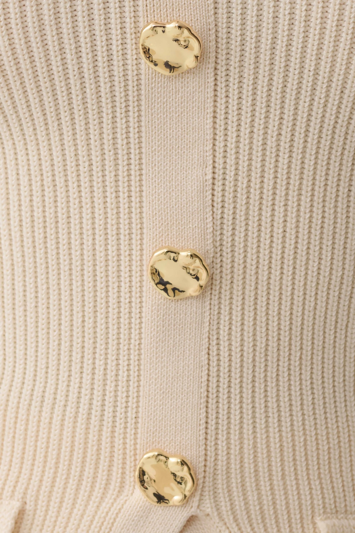 Suzie Ribbed Long Sleeve Longline Top Ivory