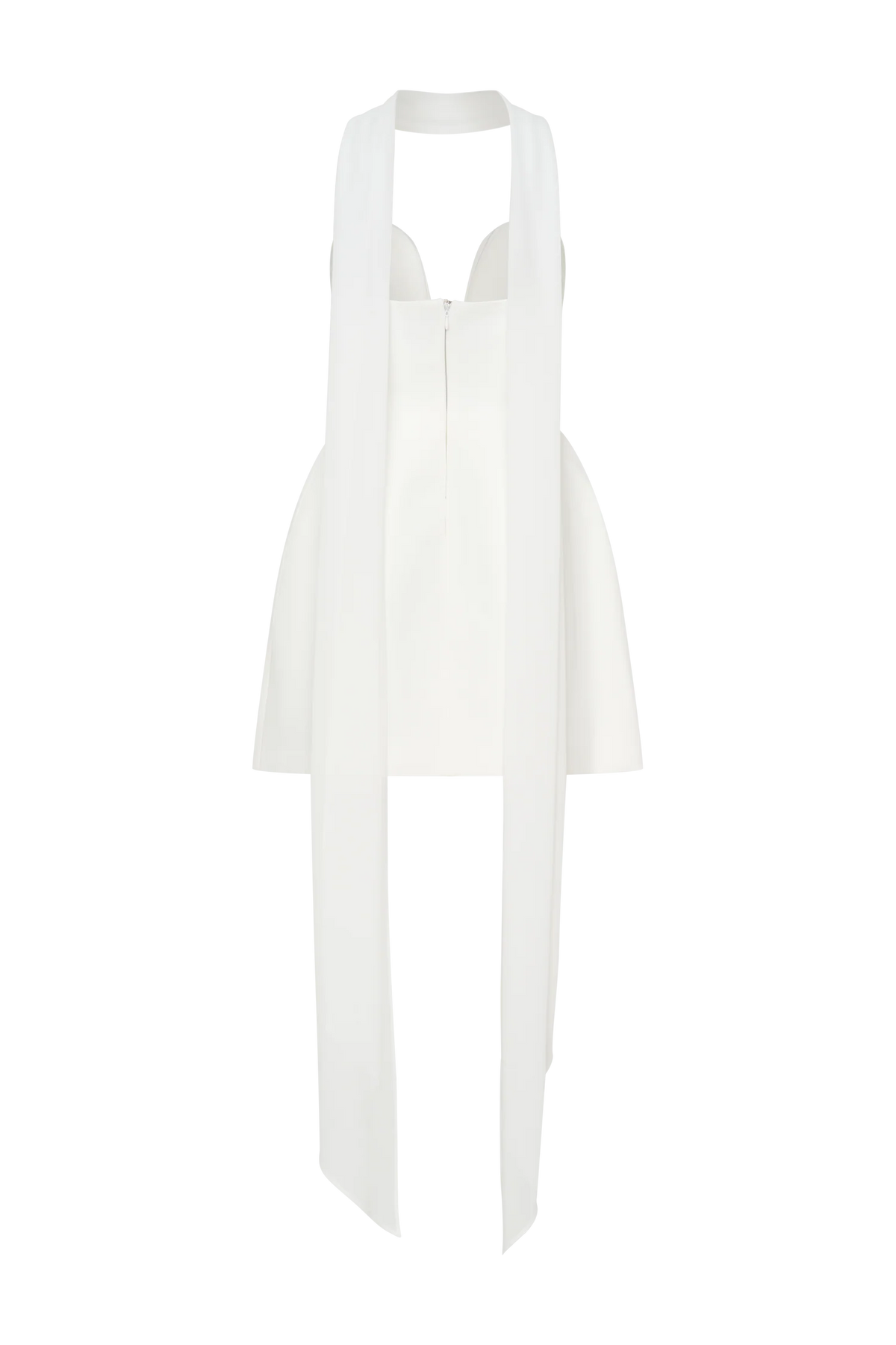 Orellia Strapless Suiting Mini Dress Ivory