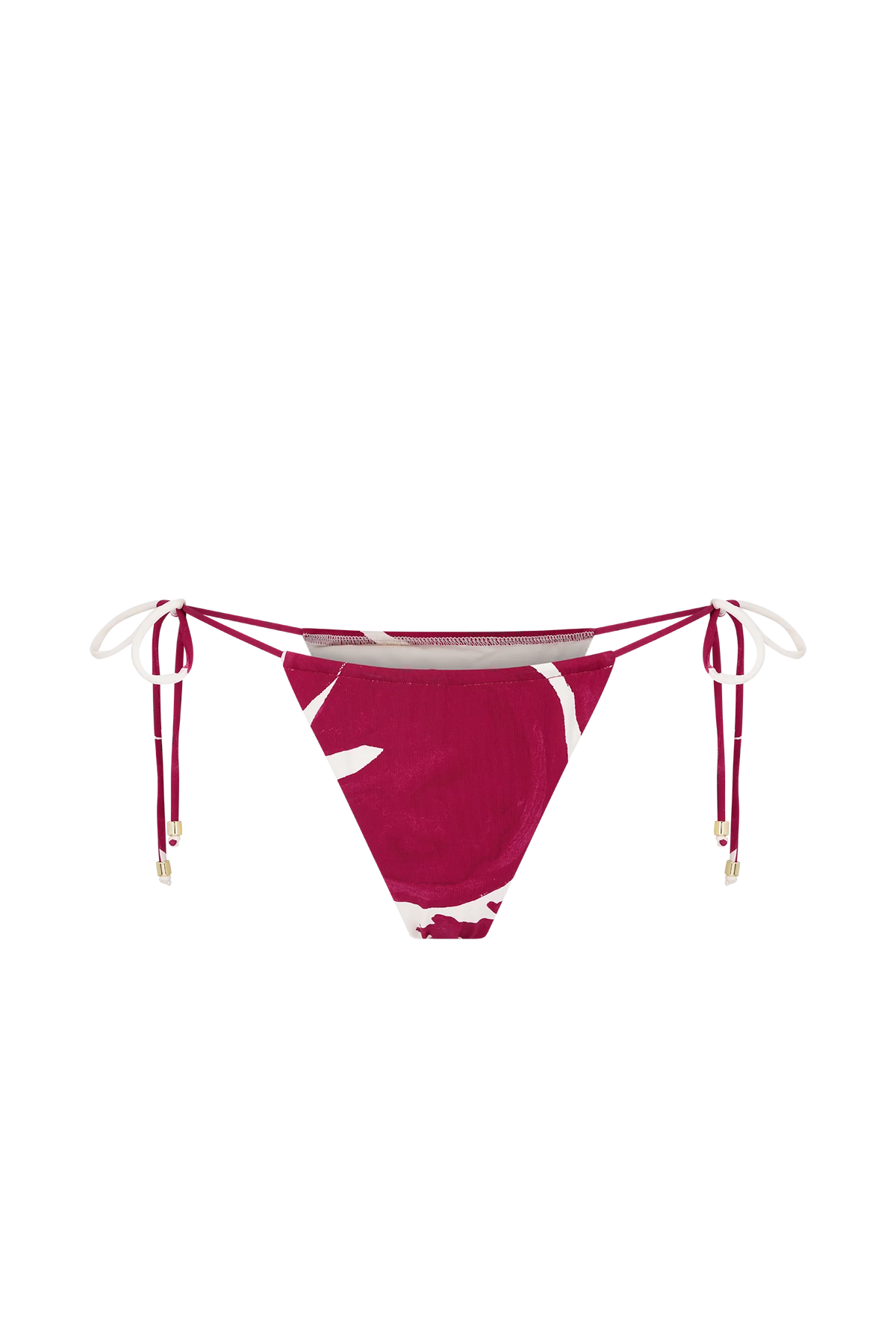 Marquise Bikini Bottom Dragonfruit Deco Fleur Print