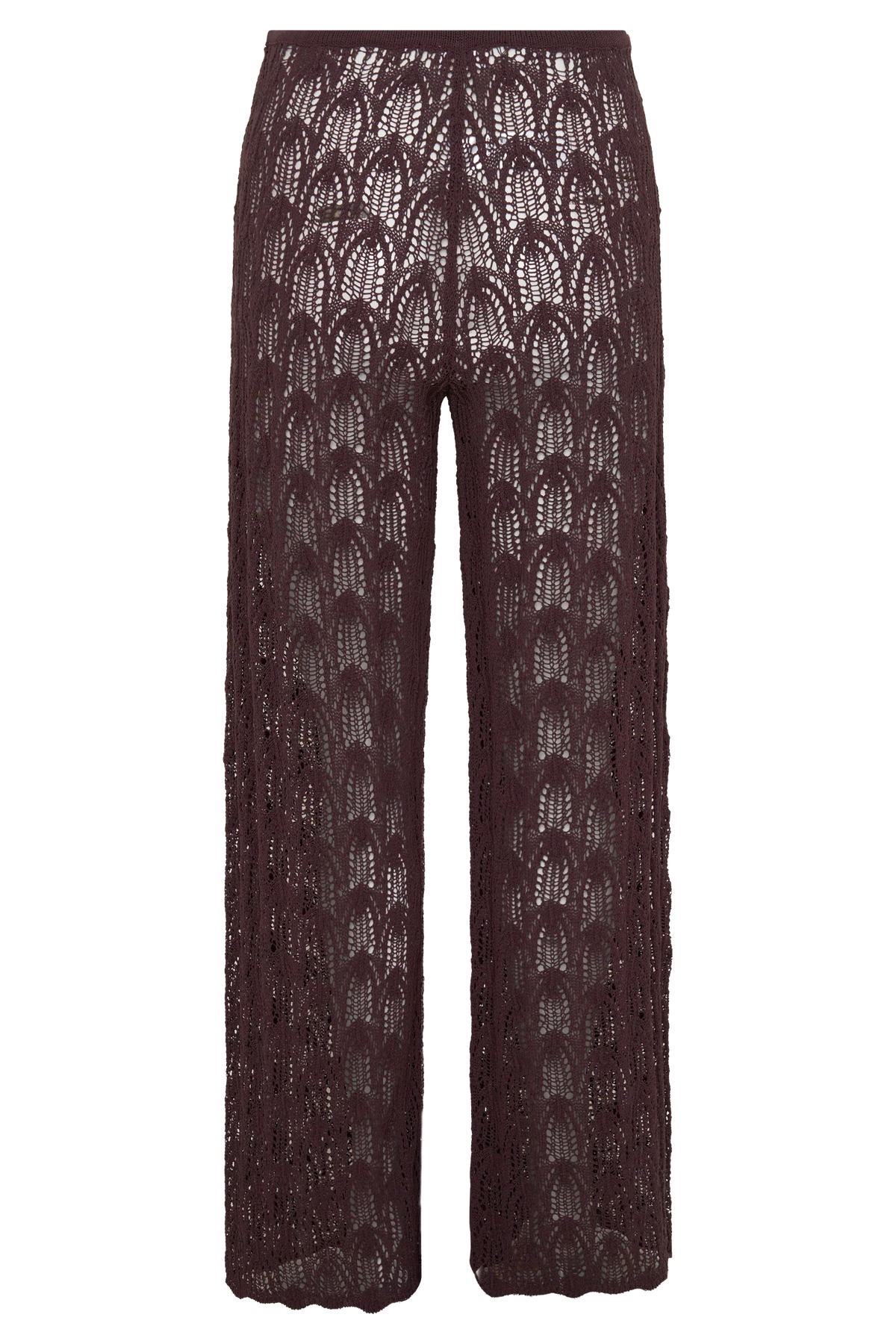 Glinda Crochet Pants Chocolate