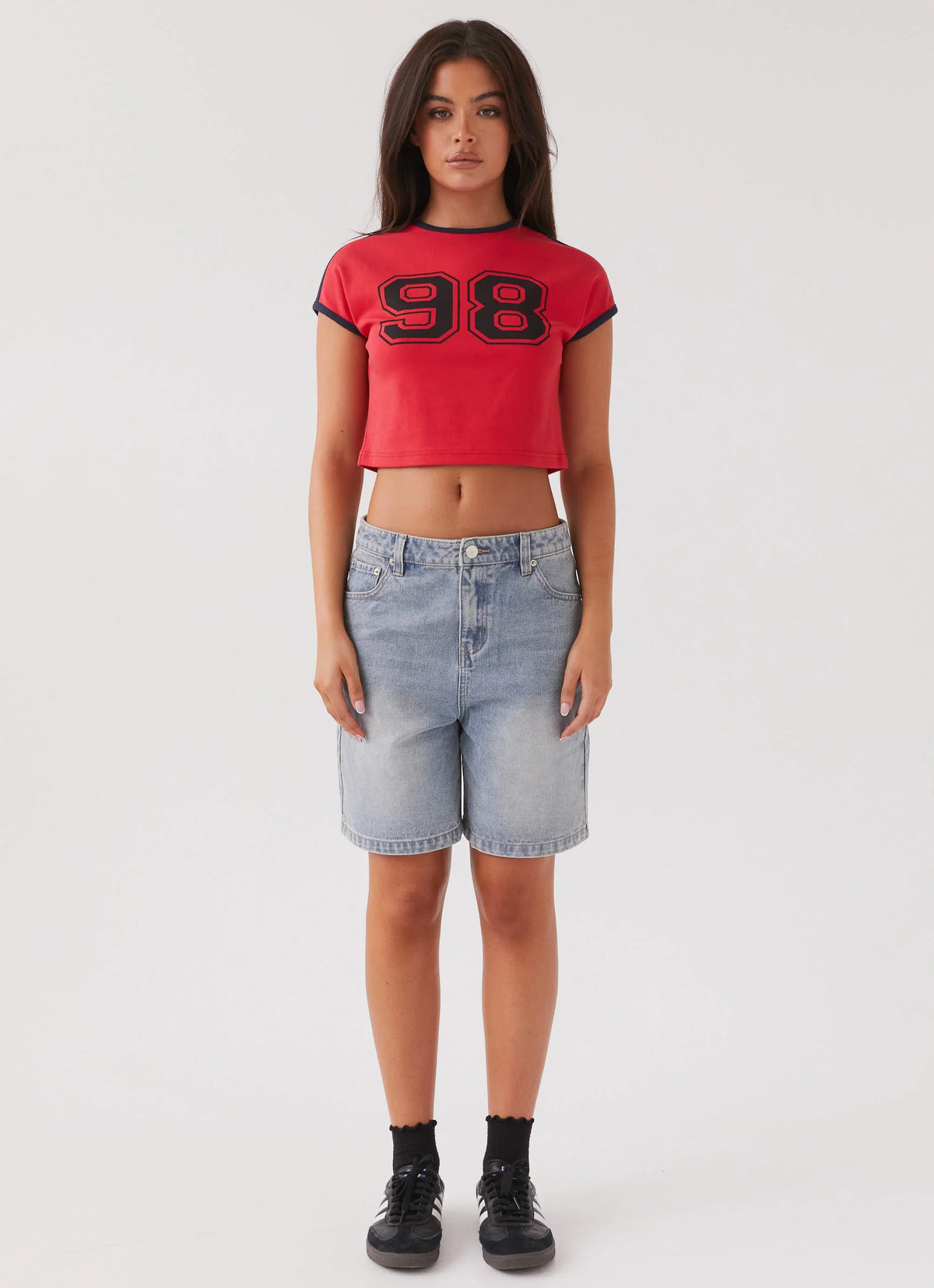 Hunter Denim Jorts Vintage Wash Blue