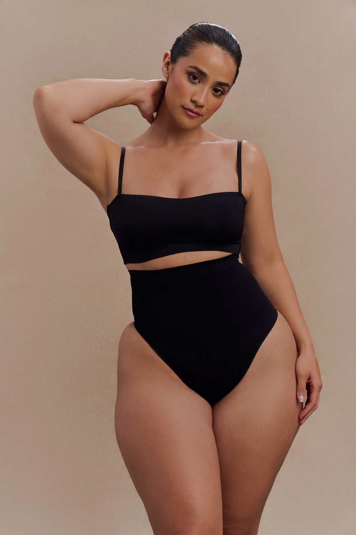 Joanna Strapless Shapewear Bra Black