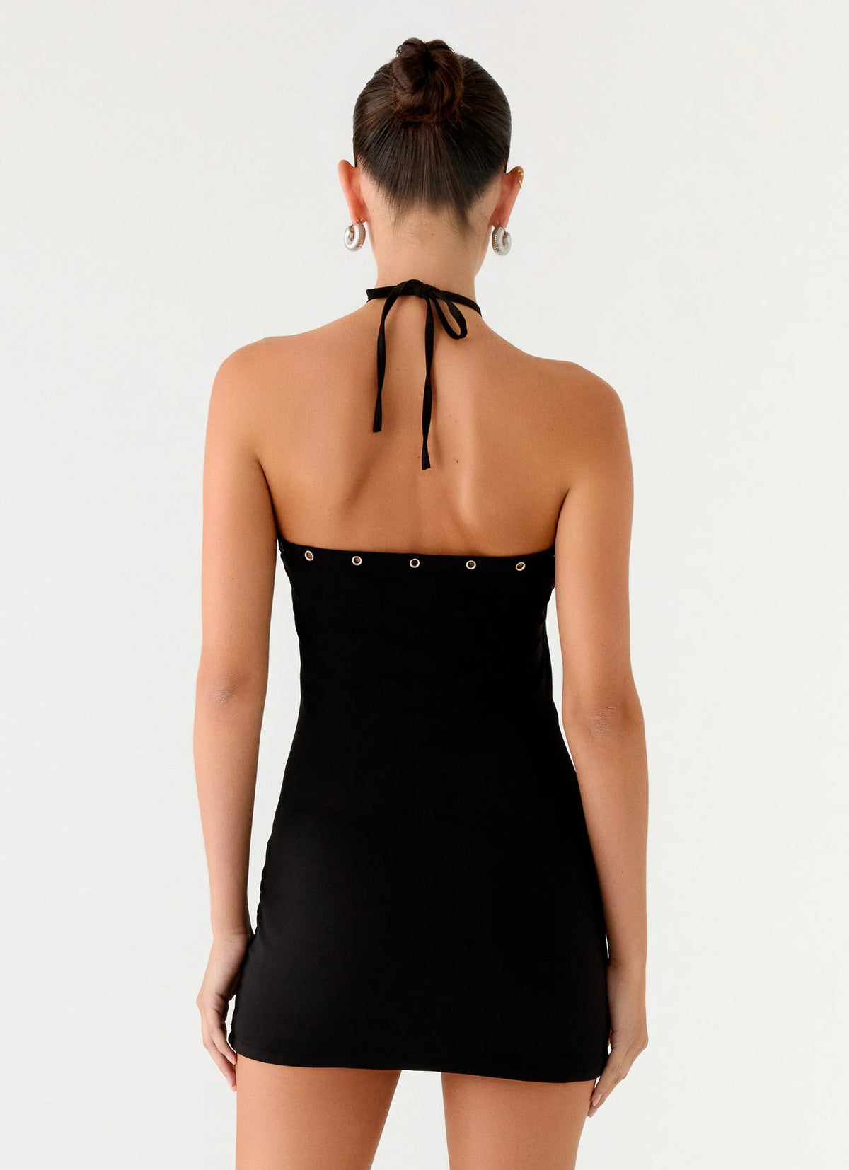 Off The Bass Mini Dress Black