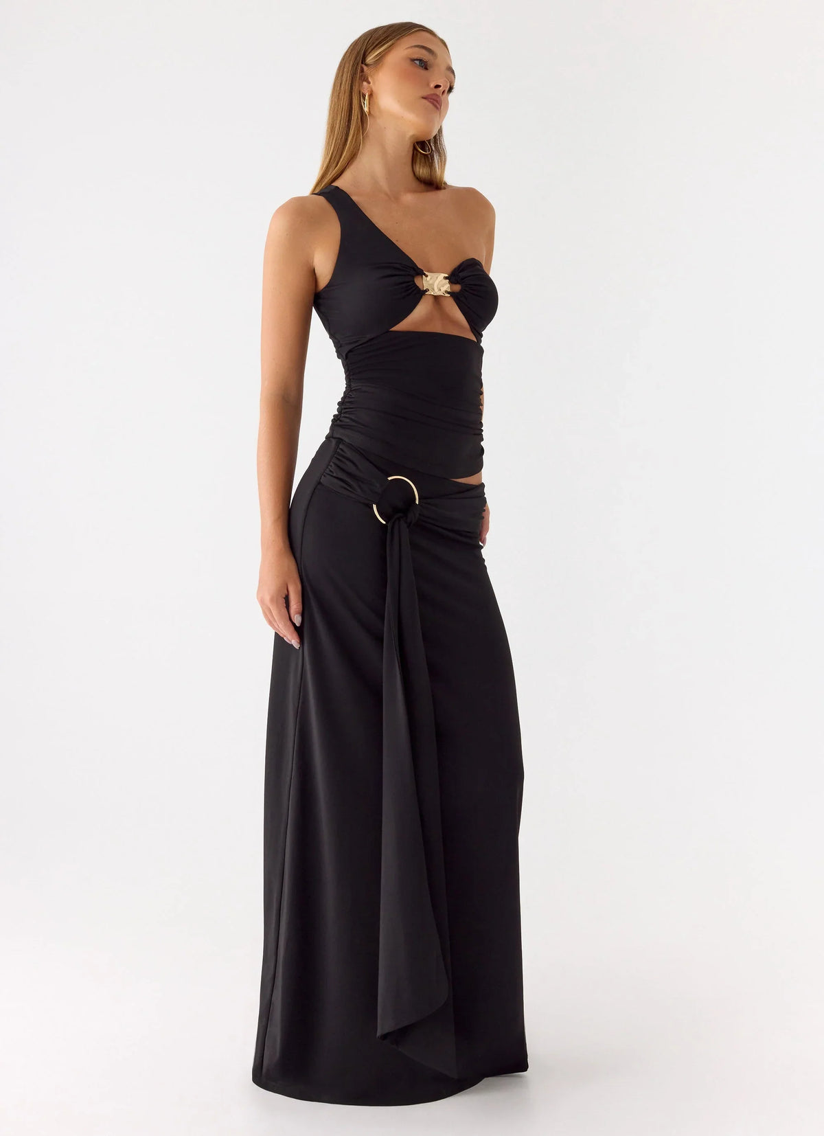 Ravi Maxi Skirt Black