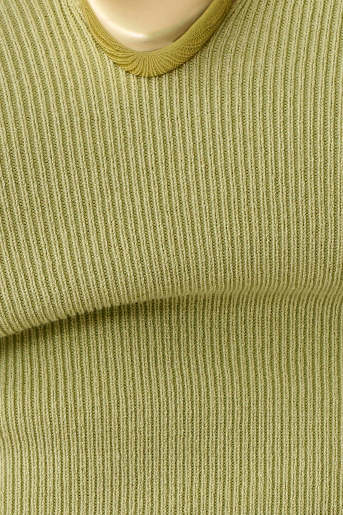 Dimitri Knit Halter Top With Hardware Light Olive
