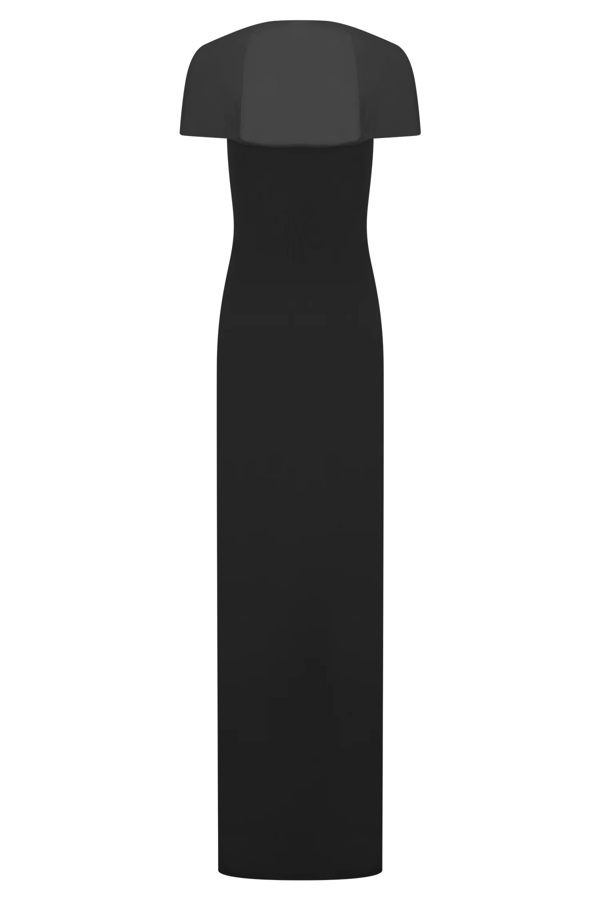 Wyatt Slinky And Mesh Maxi Dress Black