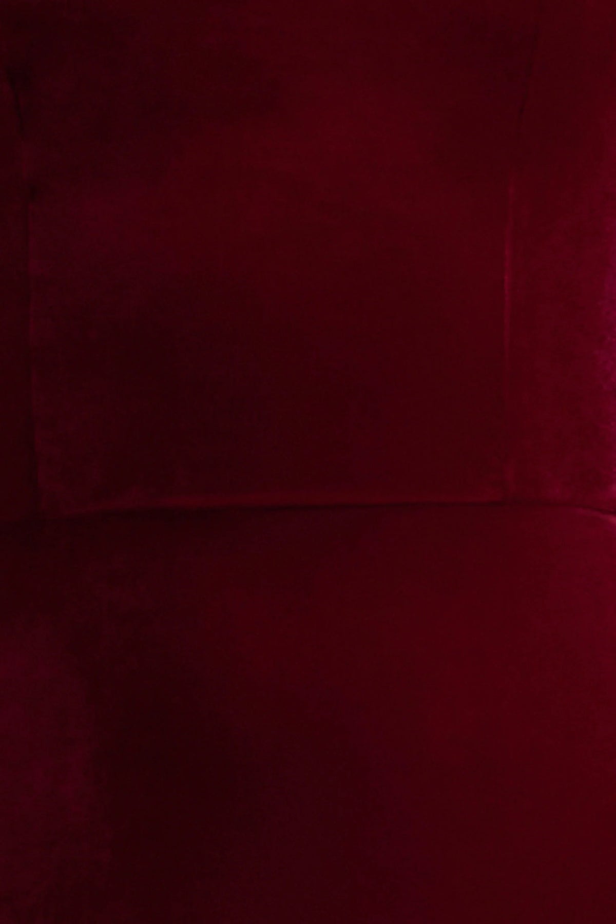 Illusion Burgundy Velvet Bandeau Maxi Dress With Bow Detail