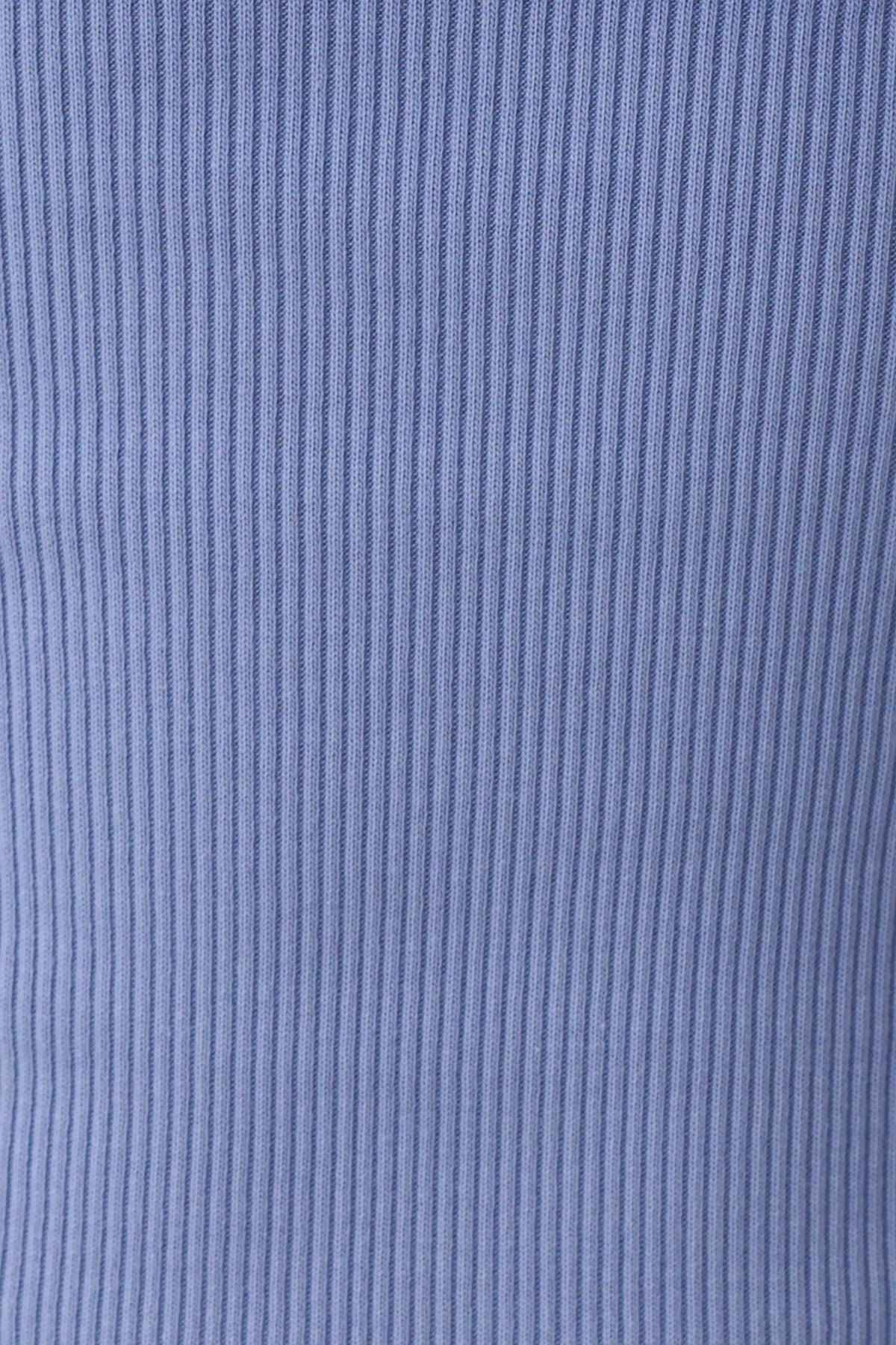 Aisling Ribbed Square Neck Sleeveless Top Cornflower Blue