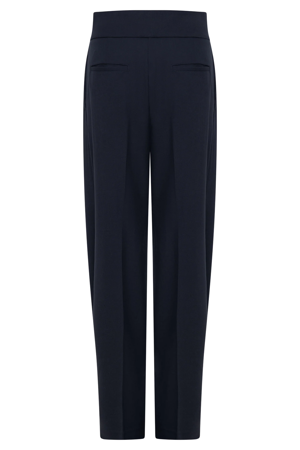 Penelope Pleated High Waisted Pants Dark Navy