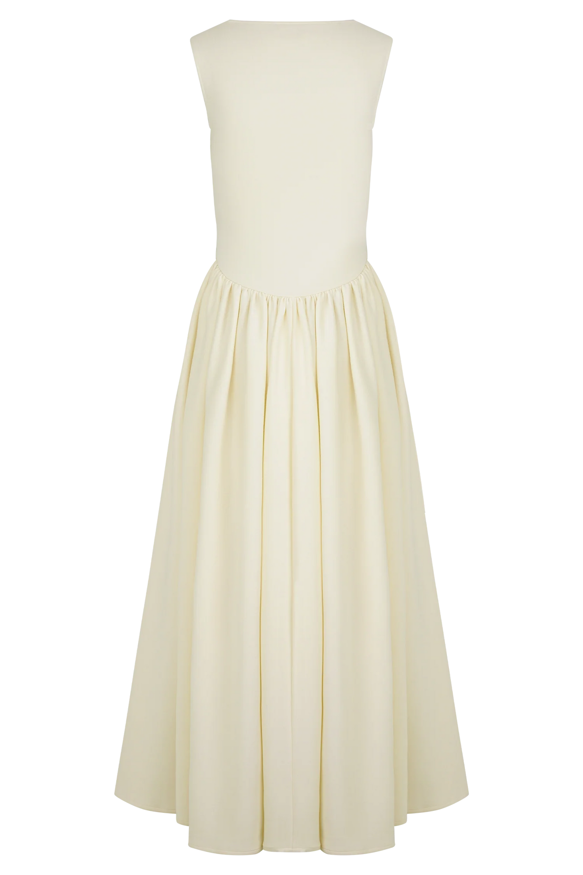 Sharon Scuba Jersey Midi Dress Ivory