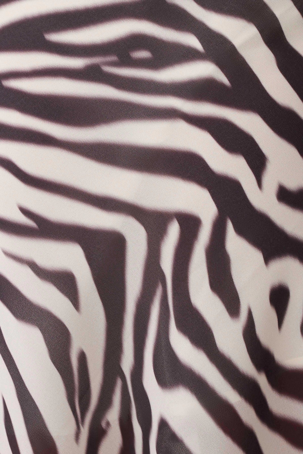 Lana Chiffon Midi Skirt Abstract Zebra Print
