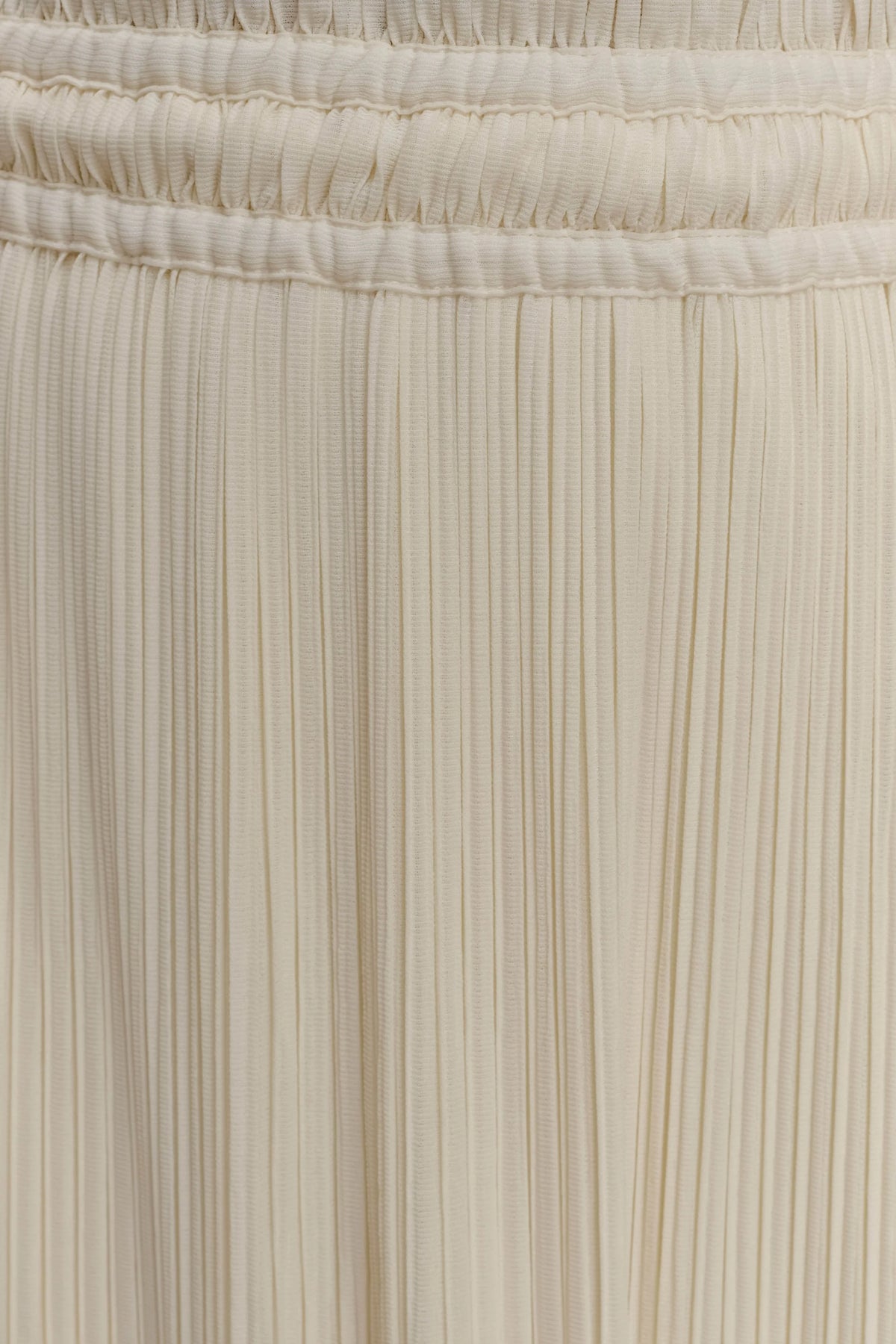 Amaris Gathered Plisse Maxi Skirt Lemon